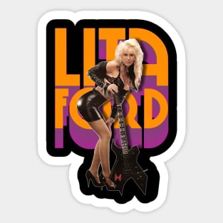 Lita Ford Sticker